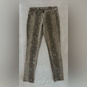 MOSSIMO Snake Print Skinny Jeans
